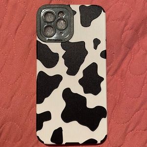 Cow print phone case